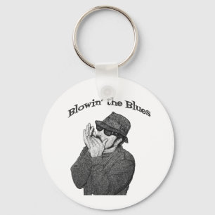 Blowin der Blues-Schlüsselanhänger Schlüsselanhänger
