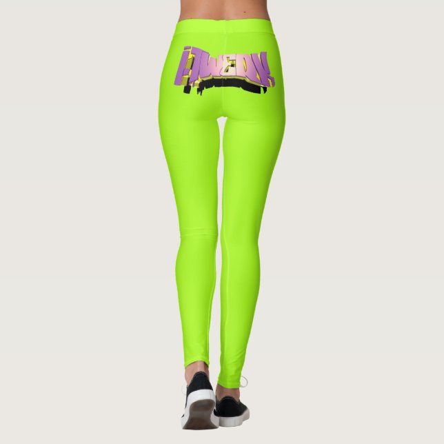Blox3dnyc.com I-Twerk Leggings (Rückseite)