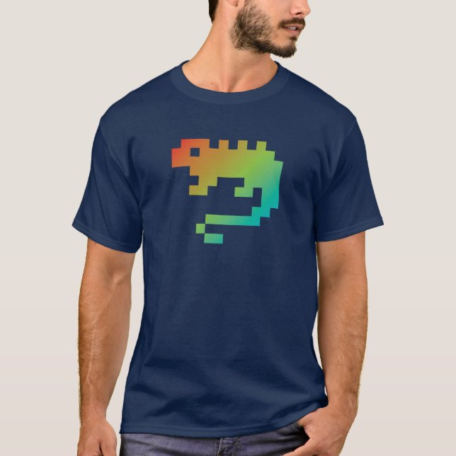 Bloxels Chameleon T-Shirt (Vorderseite)