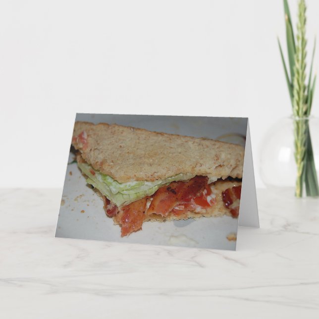 BLT Sandwich Card Feiertagskarte (Vorderseite)