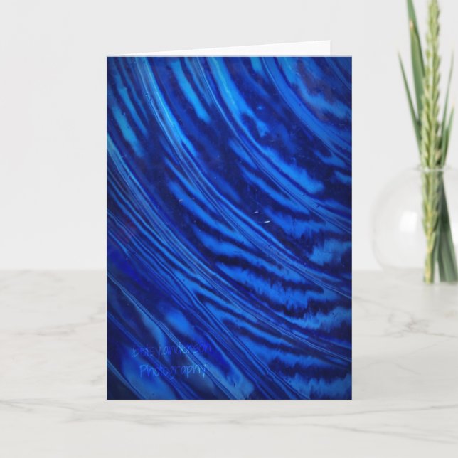 Blu Glass: Blank Card Karte (Vorderseite)