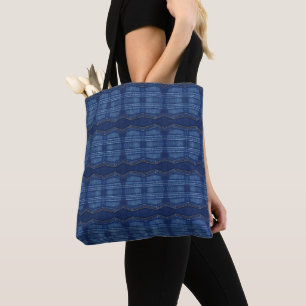 Blu Jeans Muster Tasche