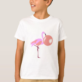 Blubble Gum Flamingo Blasen Blase T-Shirt