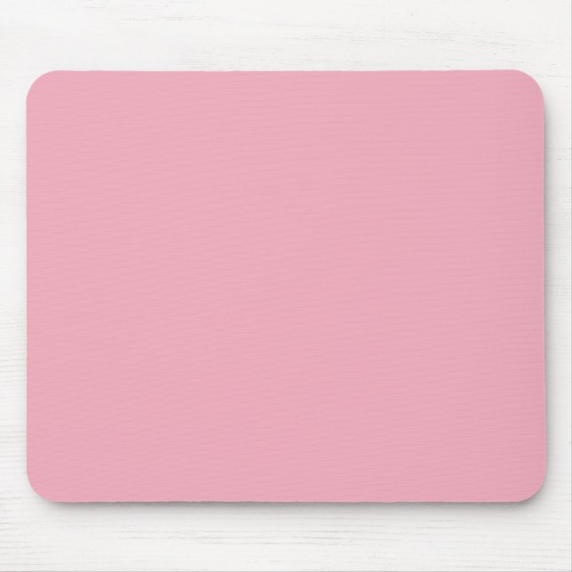 Blubble Gum Pink Solid Color Mousepad (Vorne)