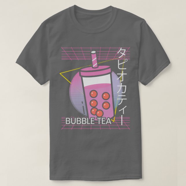 Blubble Tea Drinker Tapioca Pearl Milk Boba Tee 4 (Design vorne)