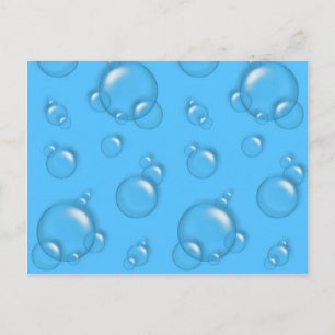 Blubbles Background PostCard! Postkarte