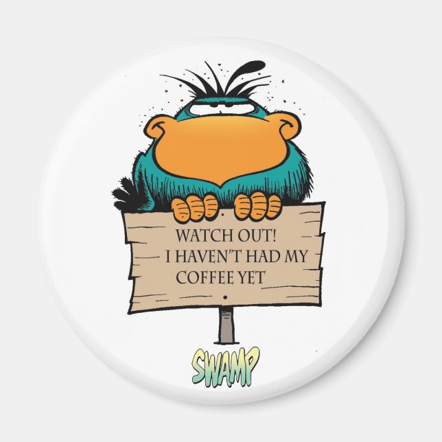 Bludgerigar Morning Coffee Magnet (Vorne)