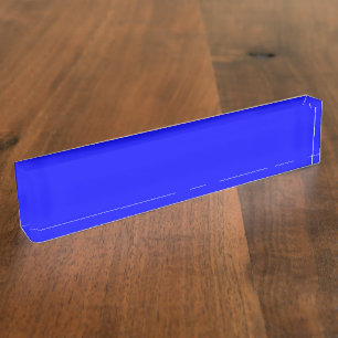 Blue 0303ff namensplakette