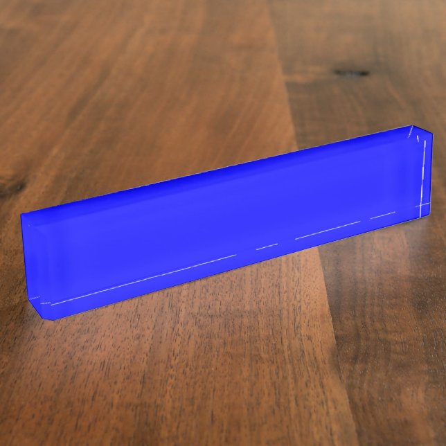Blue 0303ff namensplakette (Seite)