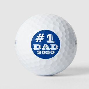 Blue #1 Vater 2020 Nummer 1 Vater Custom Golfball