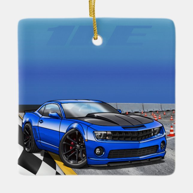 Blue_1LE Keramikornament (Vorderseite)