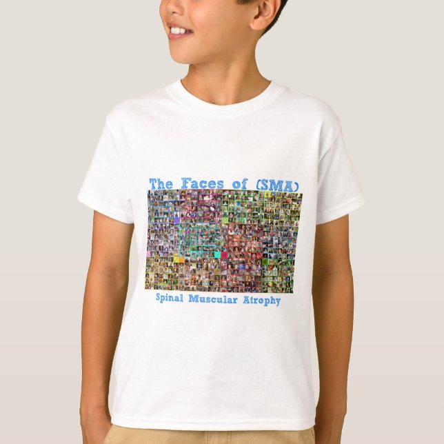 Blue 2014 Faces of SMA T-Shirt (Vorderseite)