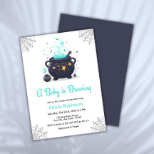 Blue A Baby brütet Halloween Baby Dusche