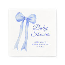Blue a Bow Es ist Boy Baby Dusche