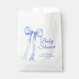 Blue a Bow Es ist eine Boy Baby Dusche Geschenktütchen