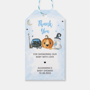 Blue A Little Boo Baby Duwer Fevor Tags Geschenkanhänger