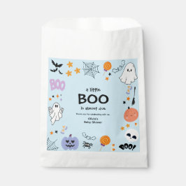 Blue A Little Boo Niedlich Ghost Halloween Kinderd Geschenktütchen