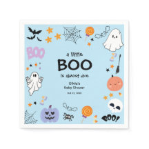 Blue A Little Boo Niedlich Ghost Halloween Kinderd