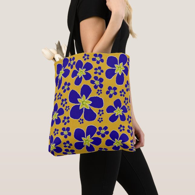 Blue Abend Primrose Design Tasche (Von Nahem)
