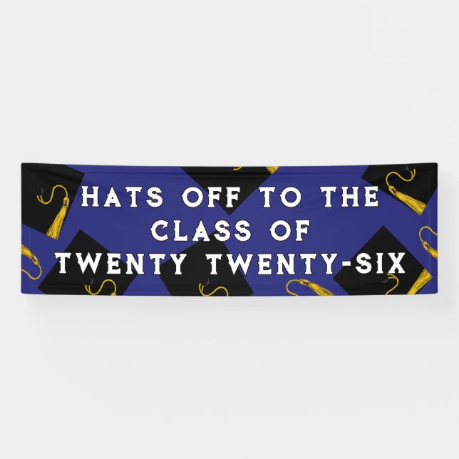 Blue Abschluss Class 2025 Banner (Horizontal)