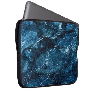 Blue Abstrakt Art Laptop Sleeve