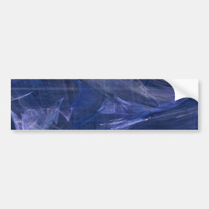 Blue Abstrakt Fraktal Background Autoaufkleber