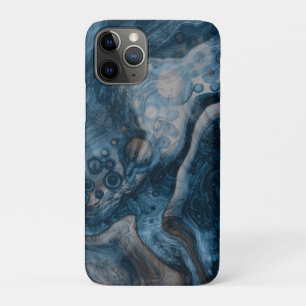 Blue Abstrakt Modern Fluid Art Case-Mate iPhone Hülle