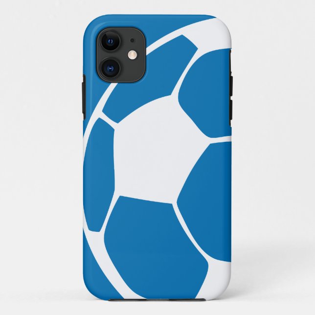 Blue Abstrakt Soccer iPhone 5 Fall Case-Mate iPhone Hülle (Rückseite)