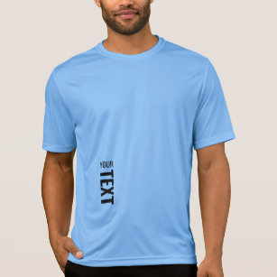Blue Active Sport Wettbewerber Mens Modern T-Shirt