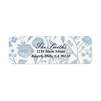 Blue Address Label 2
