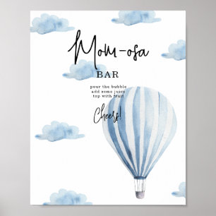 Blue Aerostat - Mom-osa-Bar Poster