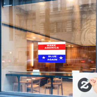 Blue Again Fensteraufkleber