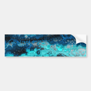 Blue Agate Autoaufkleber