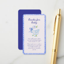 Blue Albern Gose Baby Showbucher anfordern