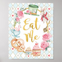 Blue Alice im Wunderland EAT ME Party Signieren