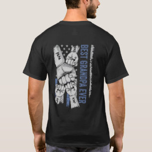 Blue American Flag Best Opa jemals T-Shirt