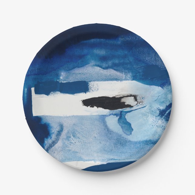 Blue Amore II Pappteller (Vorderseite)