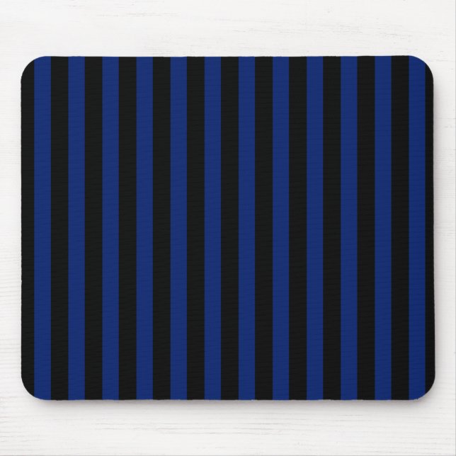 Blue and black candy stripes mousepad (Vorne)