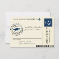 Blue and Cream Jamaica UAWG Boarding Pass