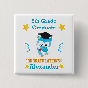 Blue and Gold 5. Klasse Button