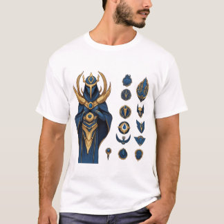 Blue and Gold Armor - Legends League T-Shirt