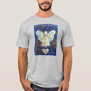 Blue and Gold Cancer Engel Custom Team Shirt