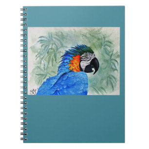 Blue and Gold Macaw Notizblock