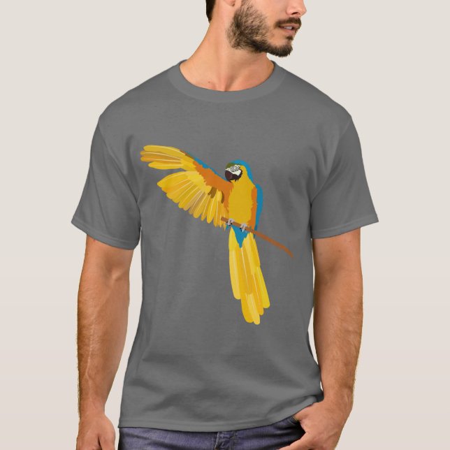 Blue and gold macaw T-Shirt (Vorderseite)