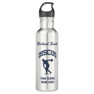 Blue and Grau Discus Thrower Liberty Flasche Edelstahlflasche