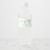 Blue and Green Litthes Baby Dusche
