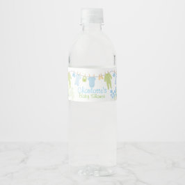 Blue and Green Litthes Baby Dusche