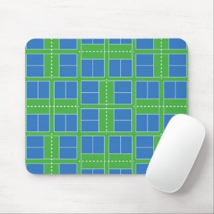 Blue and Green Pickleball Courts Mousepad