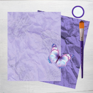 Blue and Lila Butterfly Stickers