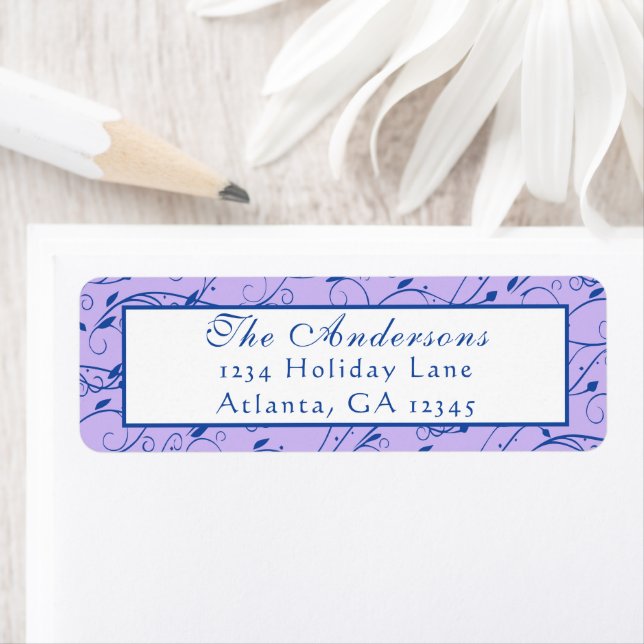 Blue and Lilac Floral Wedding (Insitu)